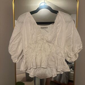 Abercrombie Puff Sleeve Top